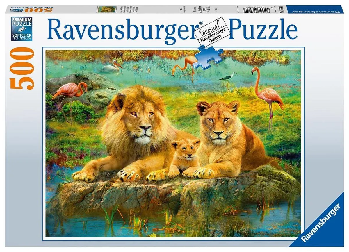 Ravensburger Leeuwen in de Savanne Puzzel 500 Stuks