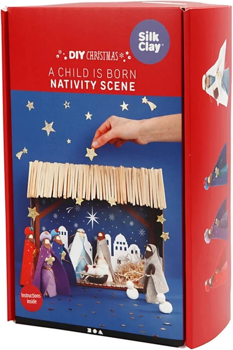 Creativ Company Kerststal Set - Blank