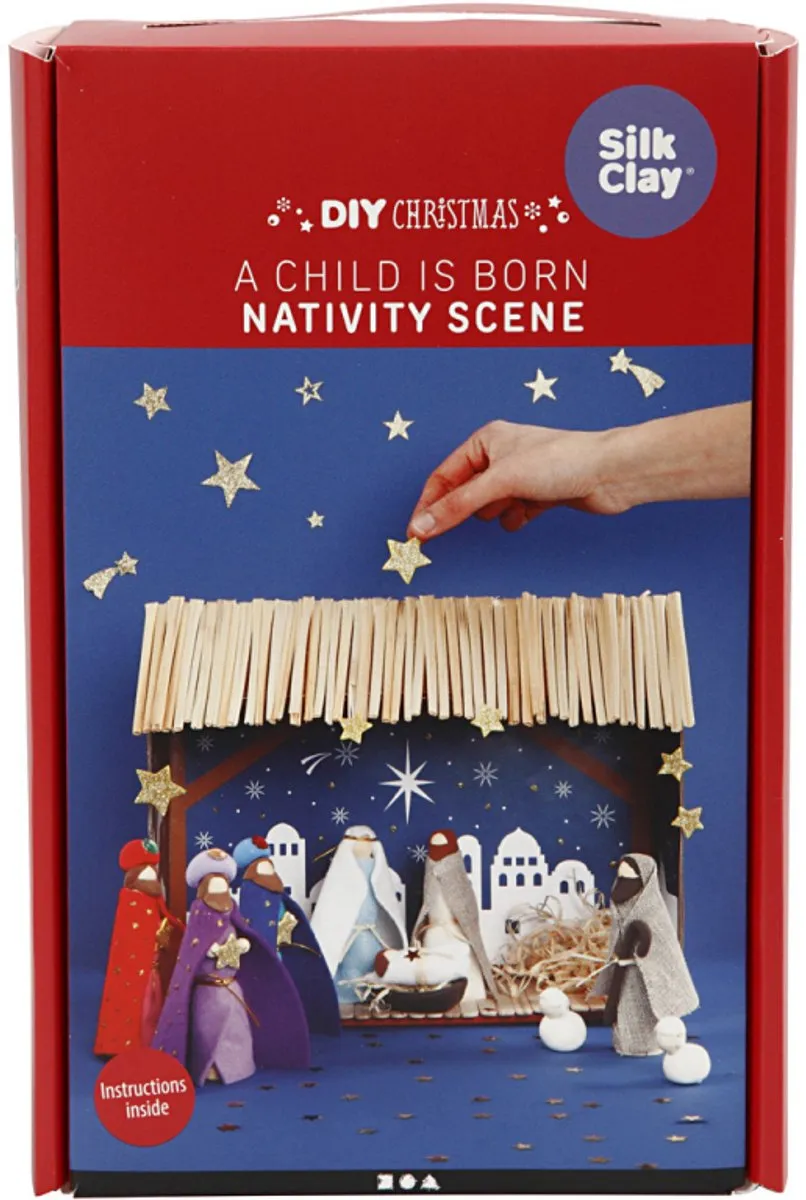 Creativ Company Kerststal Set - Blank