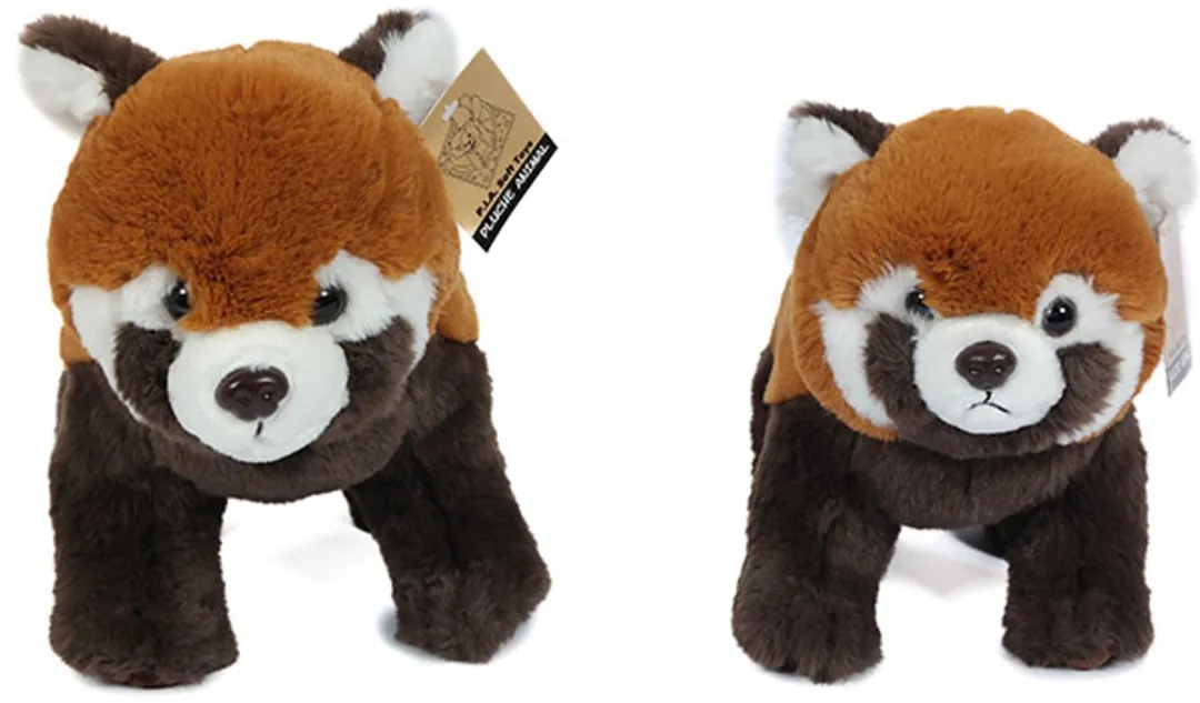PIA Soft Toys Pluche Knuffeldier Rode Panda - 35 cm