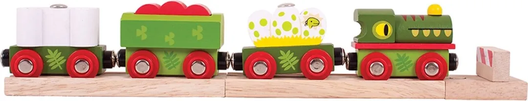 BIGJIGS Trein Dinosaurus