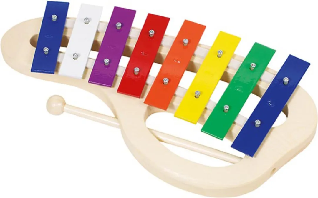 Goki Xylofoon Hout 31,5cm - 8 Tonen - Metaal - Multi Kleuren