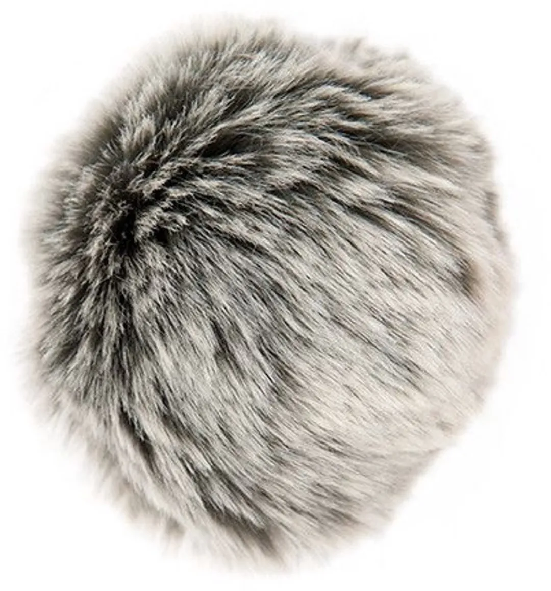 Rico Design Kunstbont Pompon Zilvergrijs 10cm