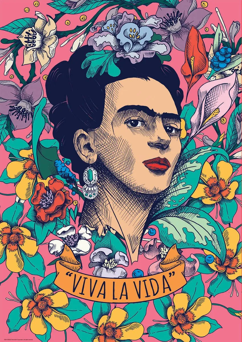 Educa Viva la Vida Frida Kahlo 500 Puzzels - 500 Stuks - Meerkleurig