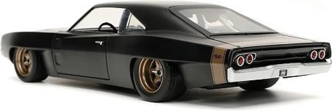 Jada Toys Dodge Charger Widebody 1968 Dom’s Zwart 1:24 - Art Nr #32614