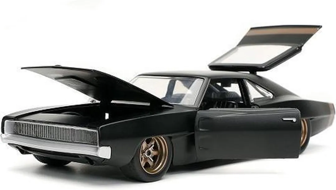 Jada Toys Dodge Charger Widebody 1968 Dom’s Zwart 1:24 - Art Nr #32614