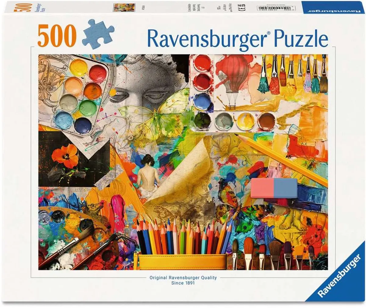 Ravensburger Atelierkunst Legpuzzel 500 Stukjes