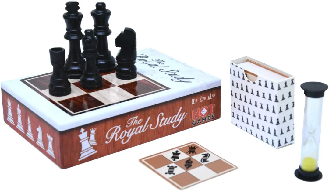 HOT Games The Royal Study Schaakspel 791230 - 2 Spelers