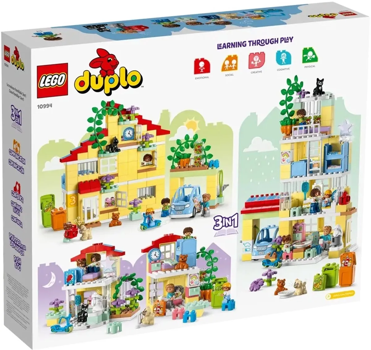 LEGO DUPLO 3-in-1 Familiehuis 10994 - 218 Stukken - afbeelding 6 van 6