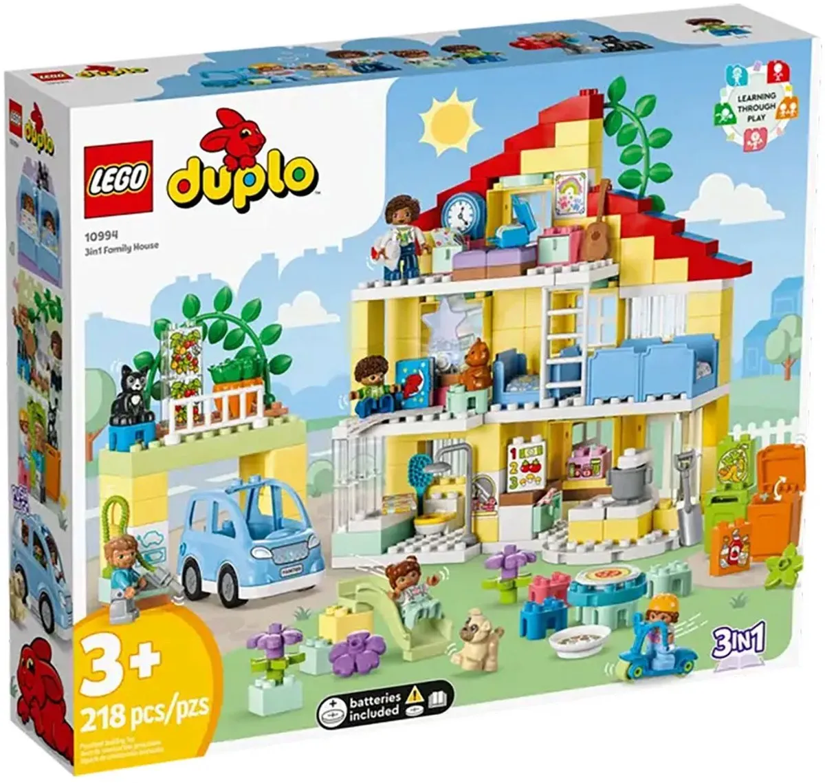 LEGO DUPLO 3-in-1 Familiehuis 10994 - 218 Stukken