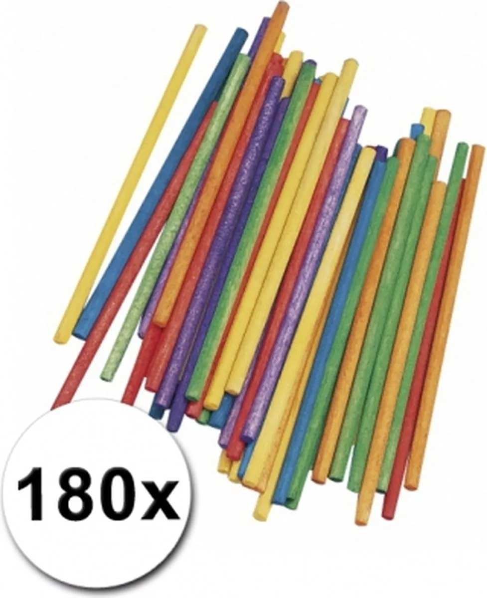 Rayher Knutselhoutjes Multi 180 Stuks