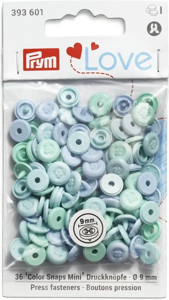 Prym ColorSnapsMini Drukknopen Blauw