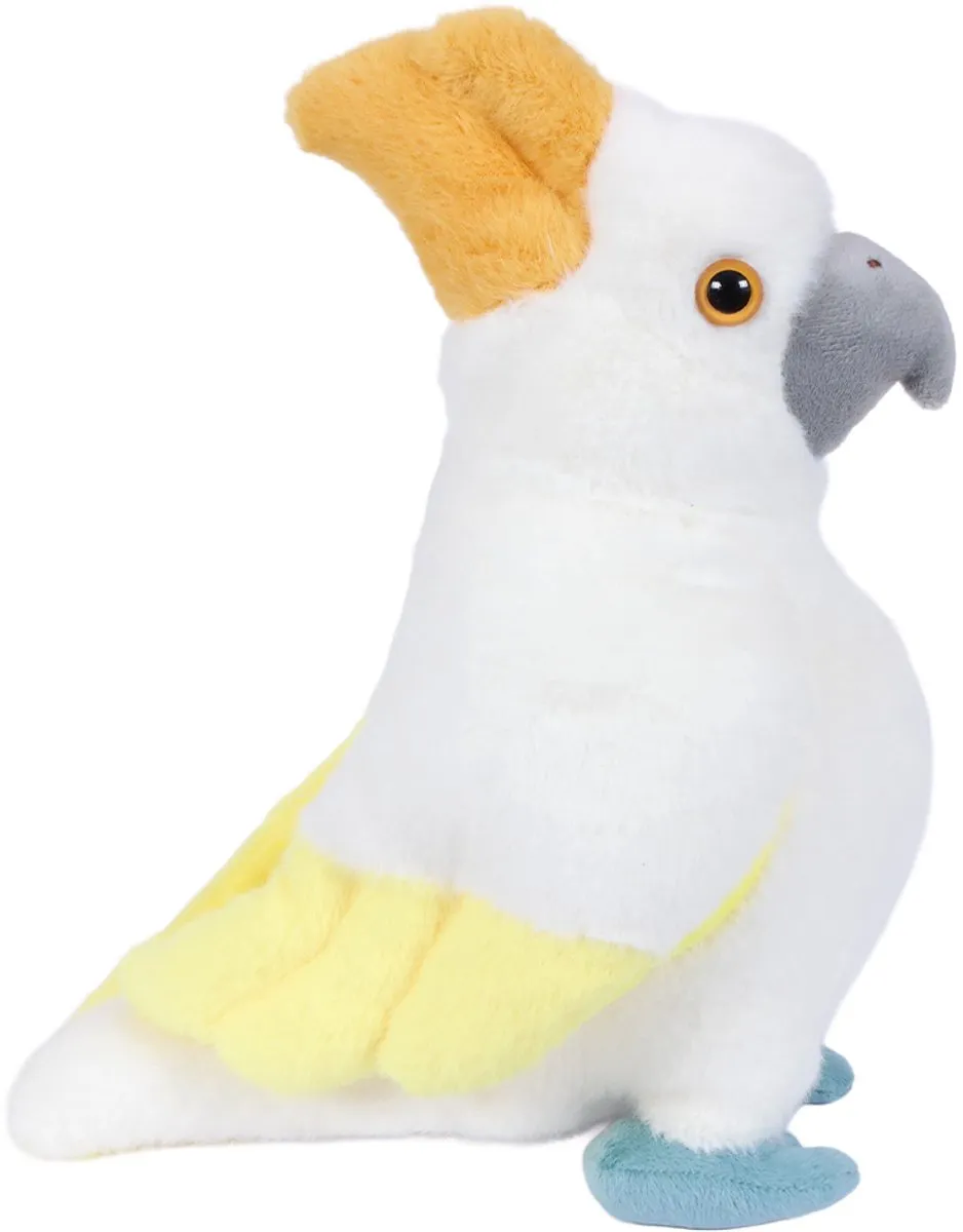 PIA Soft Toys Pluche Kaketoe 26cm - Wit