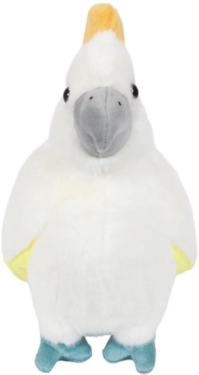 PIA Soft Toys Pluche Kaketoe 26cm - Wit