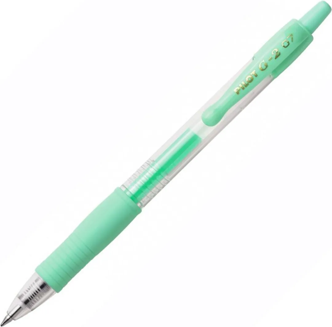Pilot G-2 Pastelgroen Rollerballpen