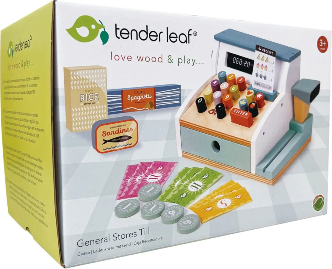 Tender Leaf Toys Kassa met Scanner - Speelgeldset