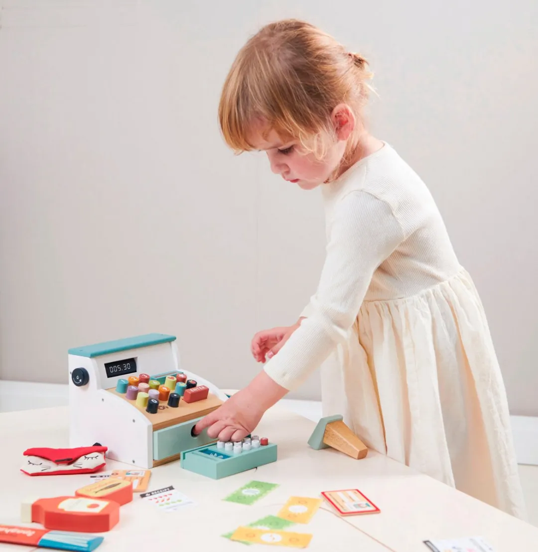 Tender Leaf Toys Kassa met Scanner - Speelgeldset