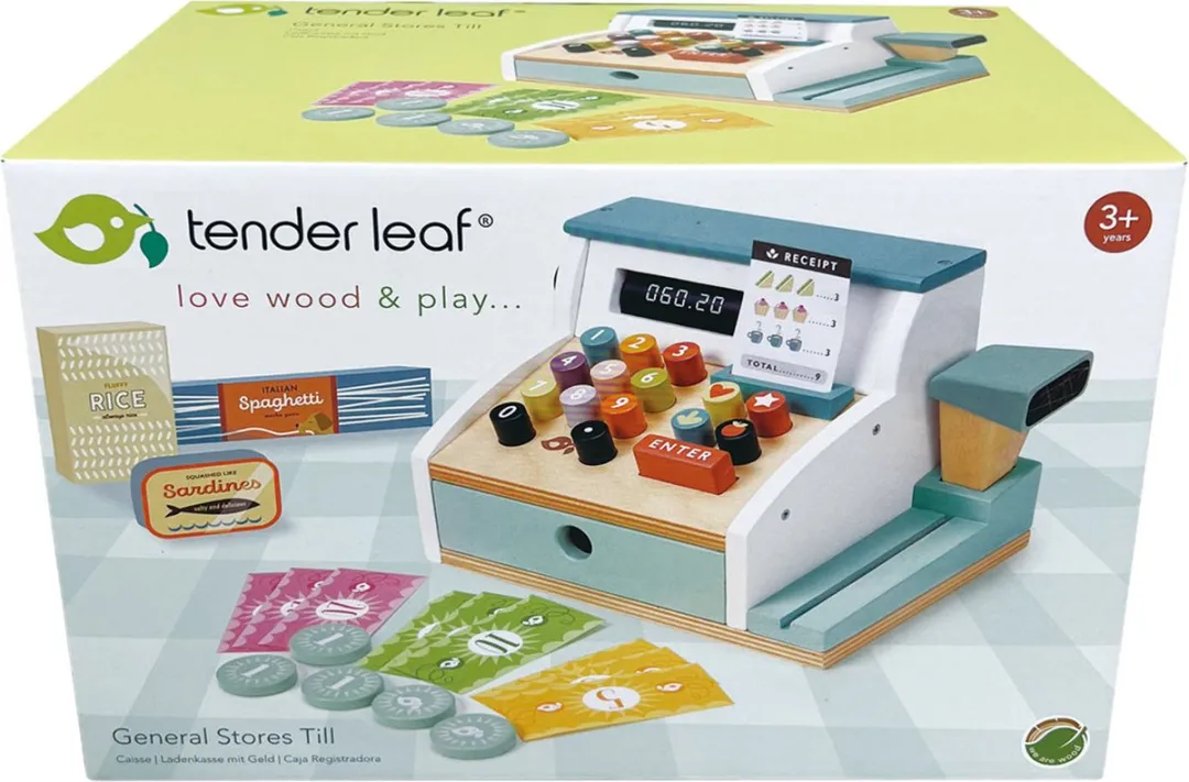Tender Leaf Toys Kassa met Scanner - Speelgeldset