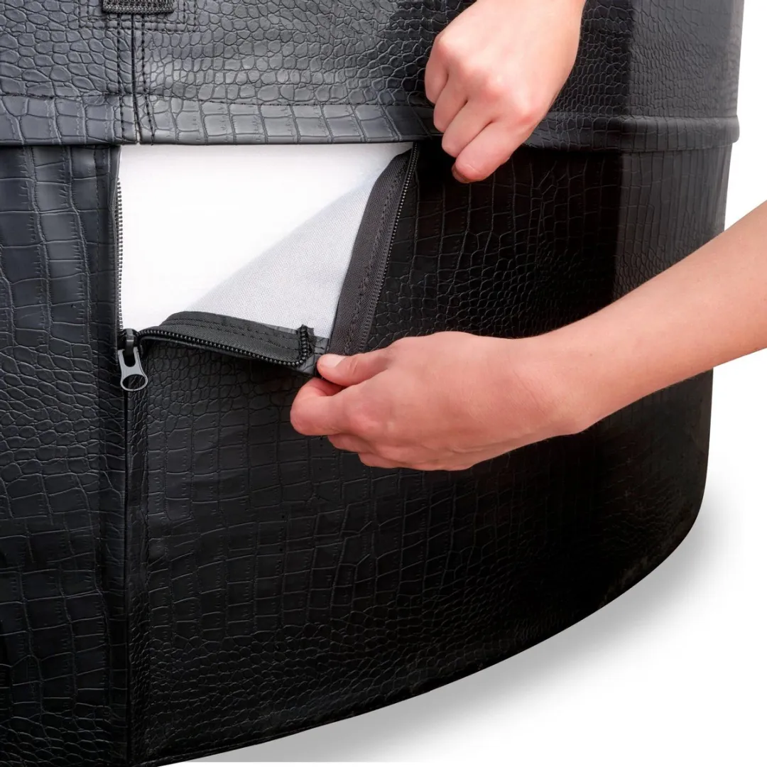 EXIT Leather Premium Spa 120 Jets 184cm - 1120L Zwart - afbeelding 5 van 6