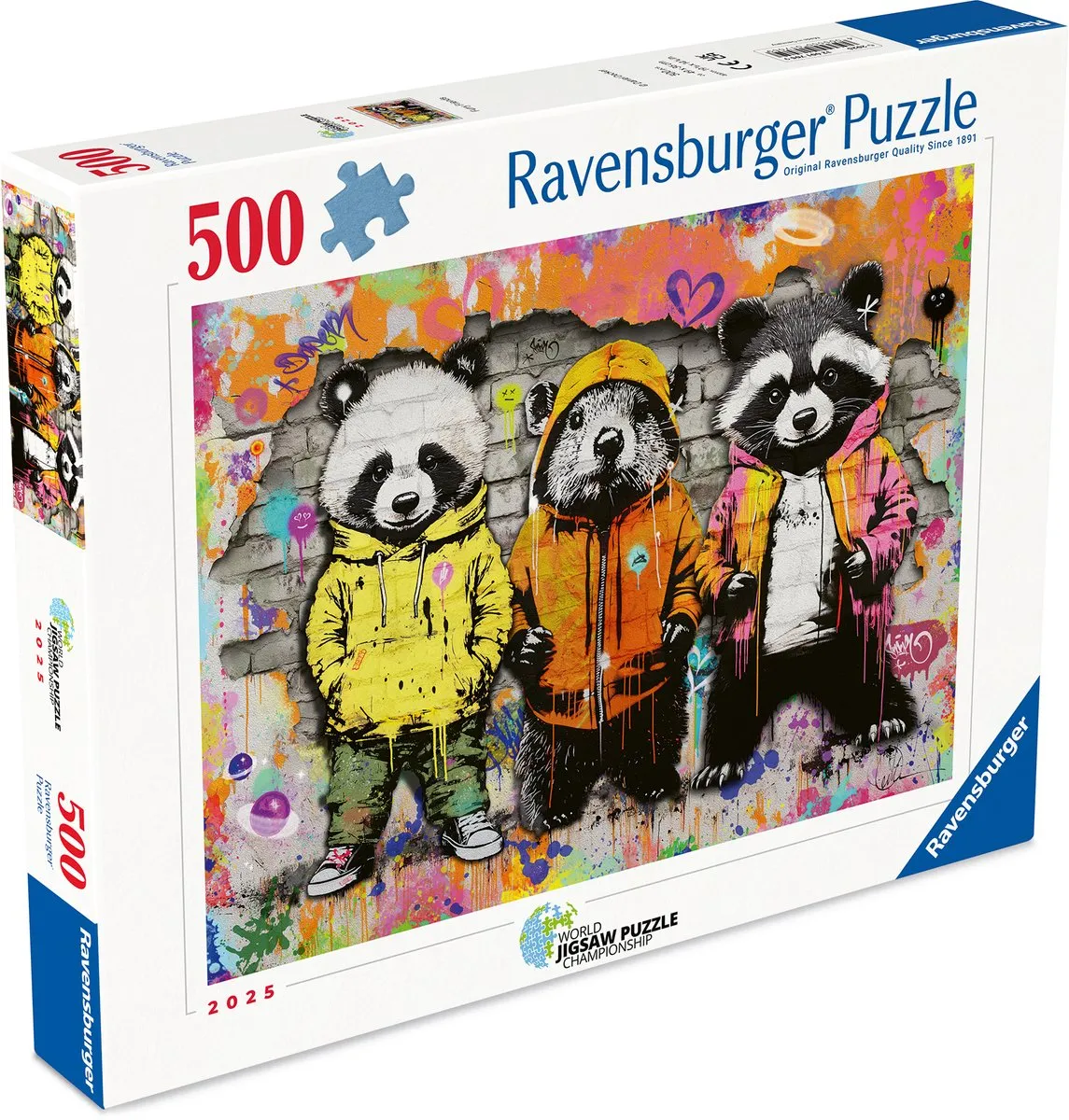 Ravensburger Pluizige Vrienden Legpuzzel 500 Stuks - Meerkleurig