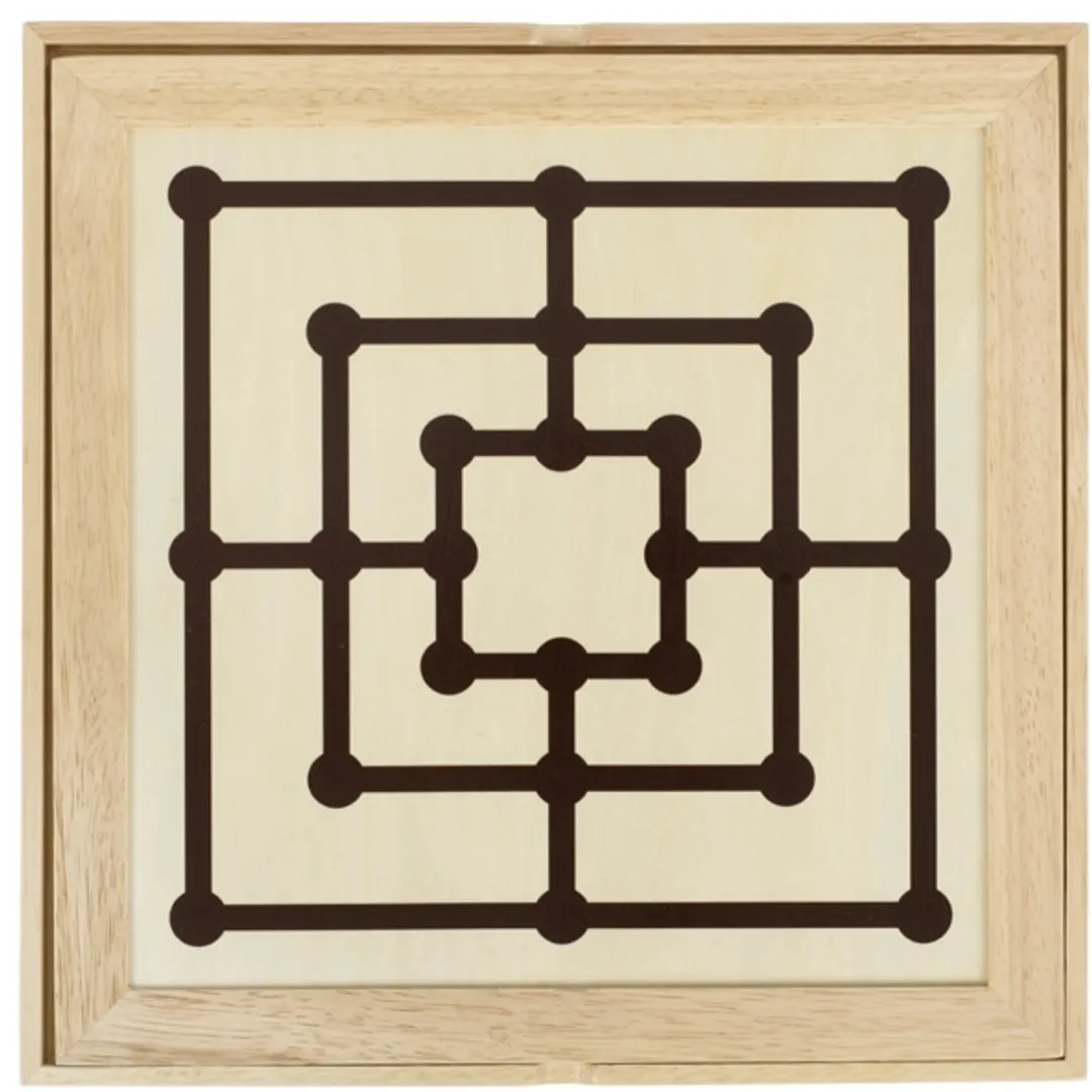 Goki GK56953 Schaakspel & Molenspel Hout - 2 Spelers