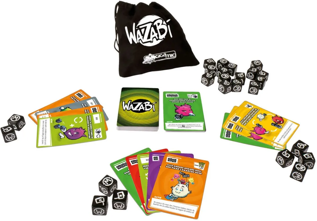 Geronimo Games Wazabi Dobbelspel - 6 Spelers - Groen
