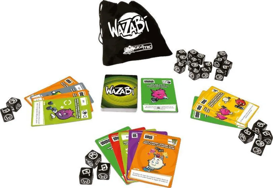 Geronimo Games Wazabi Dobbelspel - 6 Spelers - Groen