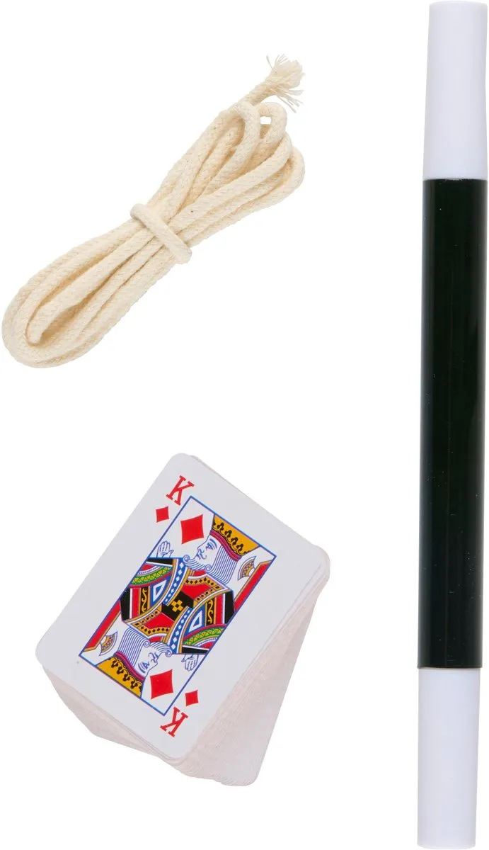 Eddy Toys Goocheldoosje 3-delig - 16 Trucs - Diverse Kleuren