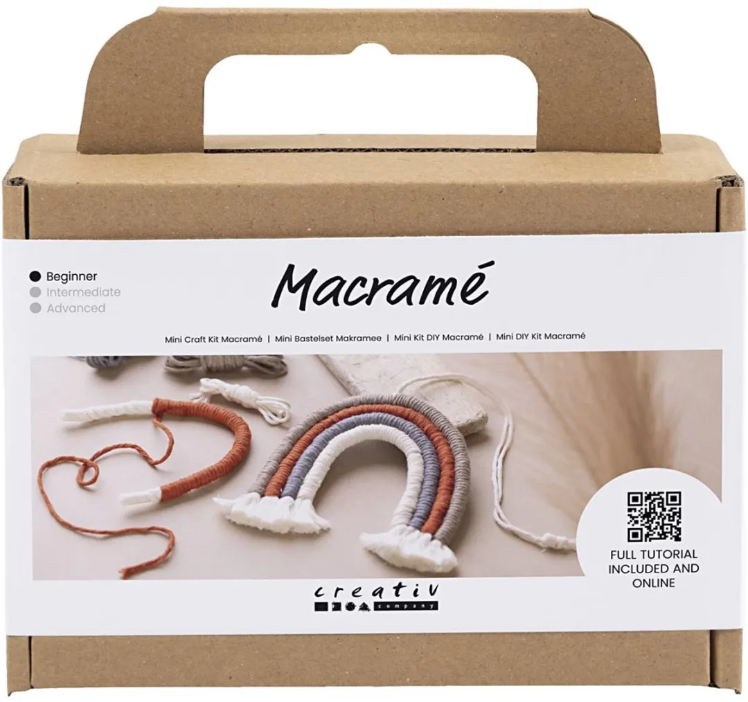 Creativ Company Mini Startersset Macramé Regenboog