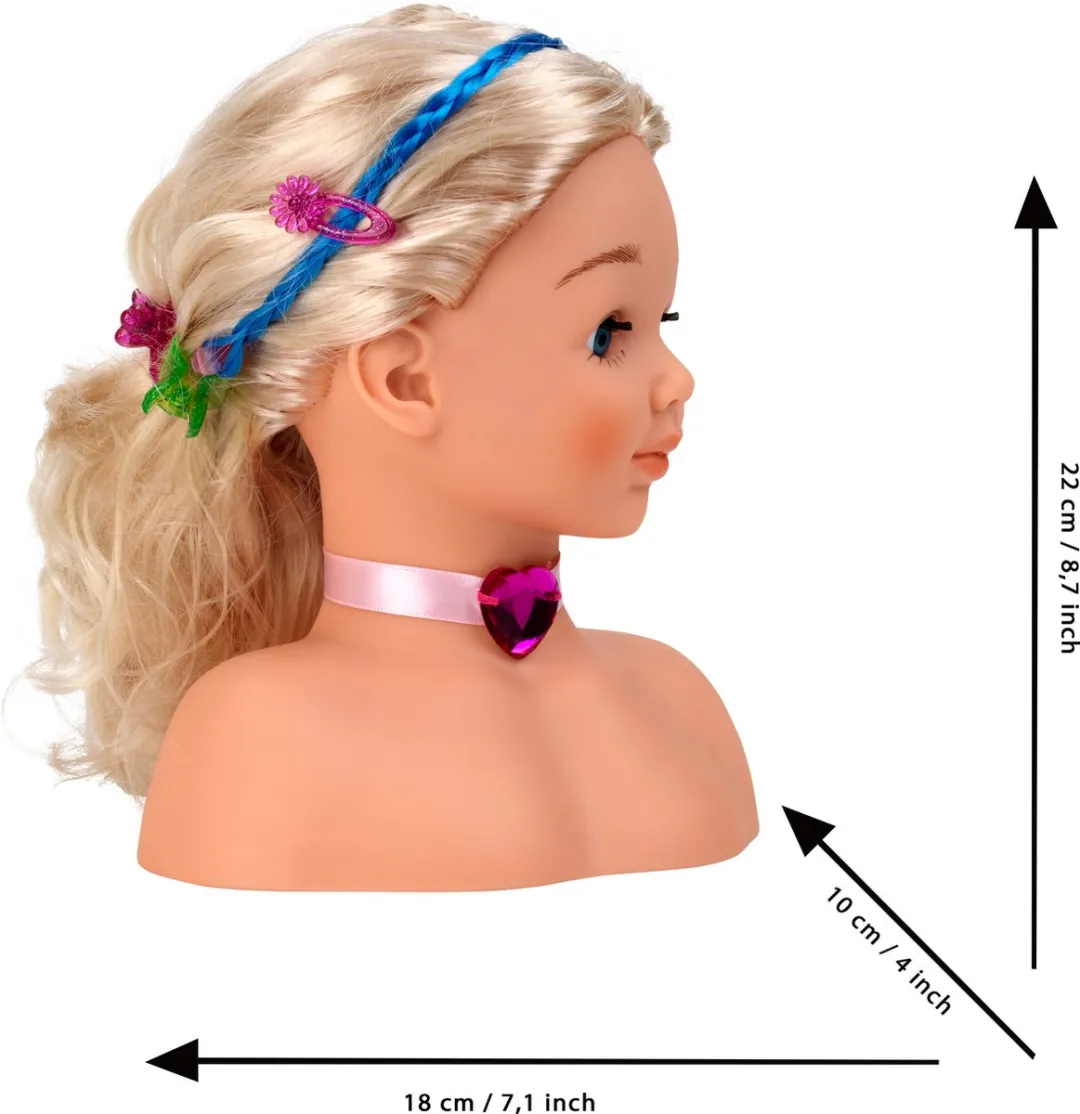 Klein Toys Princess Coralie Kaphoofd Little Sophia - 22cm - 14-delig Multicolor