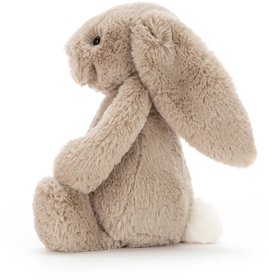 Jellycat Knuffels - Bashful Beige Bunny - Beige - Konijn - Knuffel - 31 cm - Voor alle leeftijden