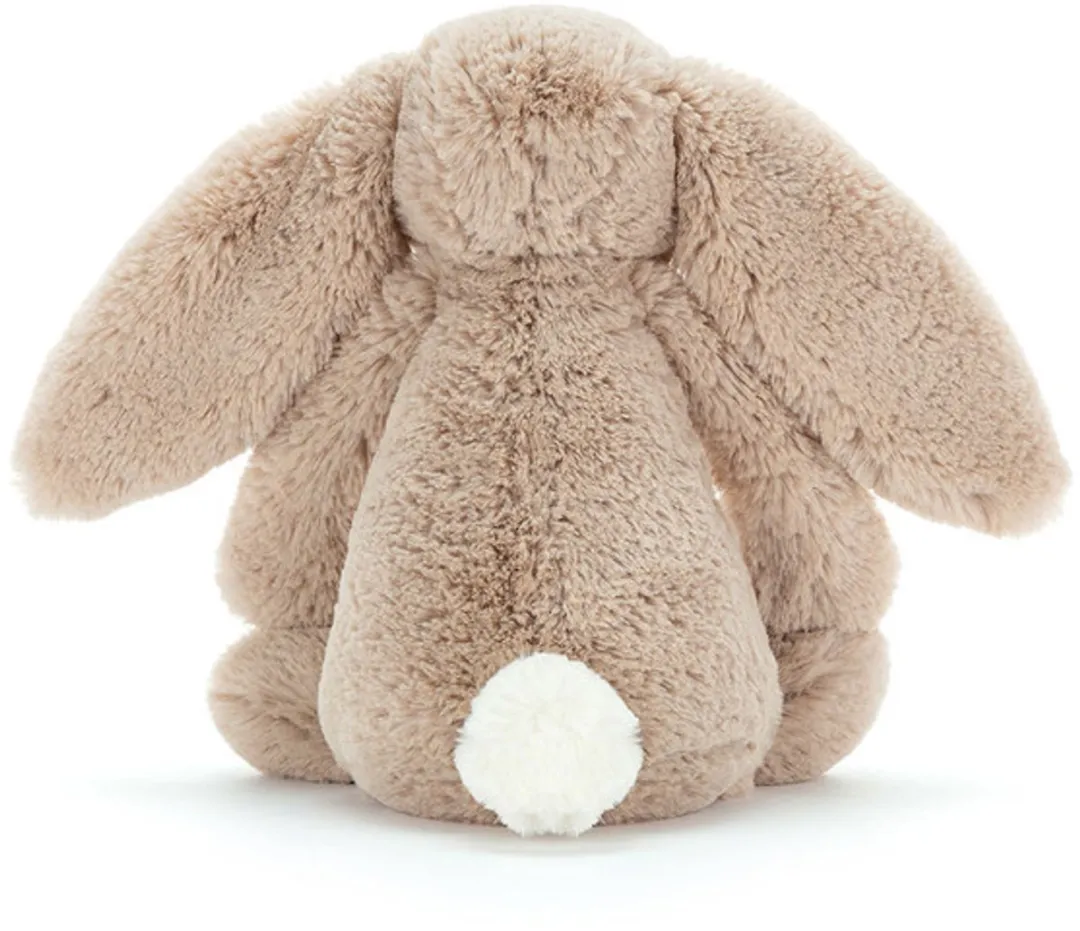 Jellycat Knuffels - Bashful Beige Bunny - Beige - Konijn - Knuffel - 31 cm - Voor alle leeftijden