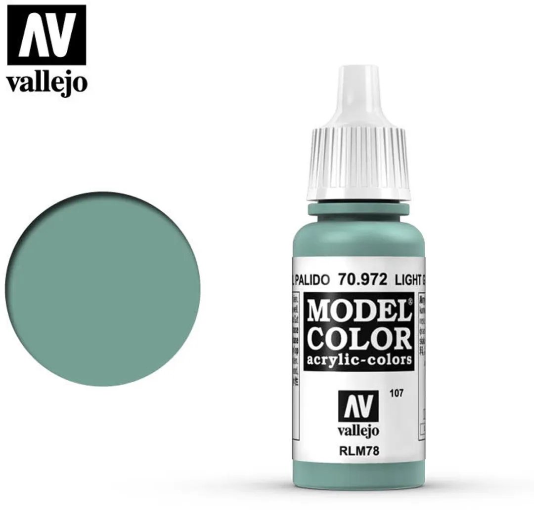 Vallejo Model Color Light Green Blue Acrylverf 17ml
