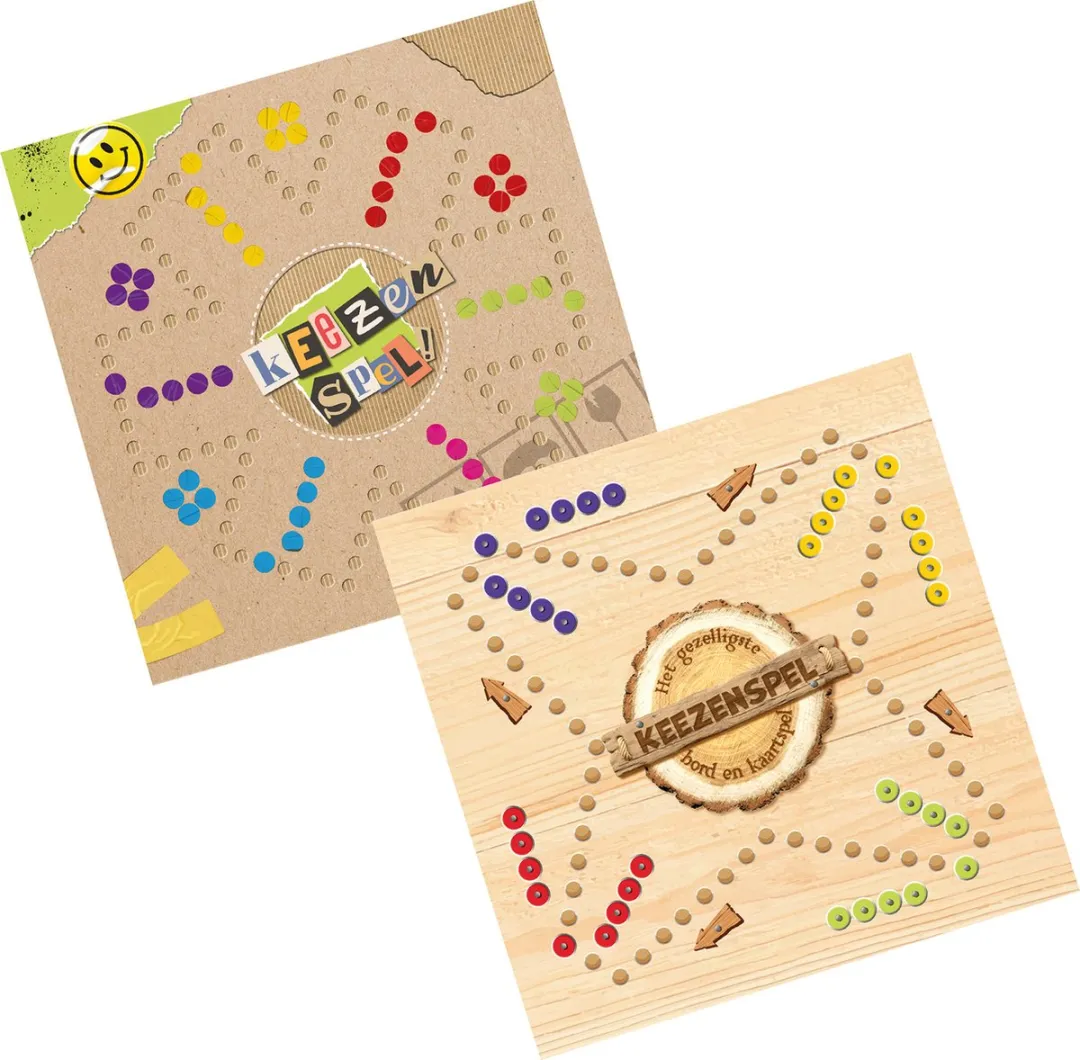 ThysToys Keezen Bordspel 95355 - Dubbelzijdig - 2-6 Spelers - afbeelding 6 van 6