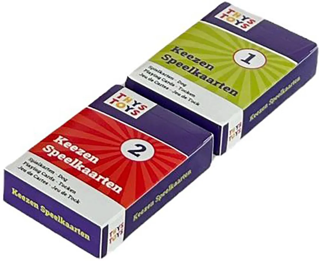 ThysToys Keezen Bordspel 95355 - Dubbelzijdig - 2-6 Spelers