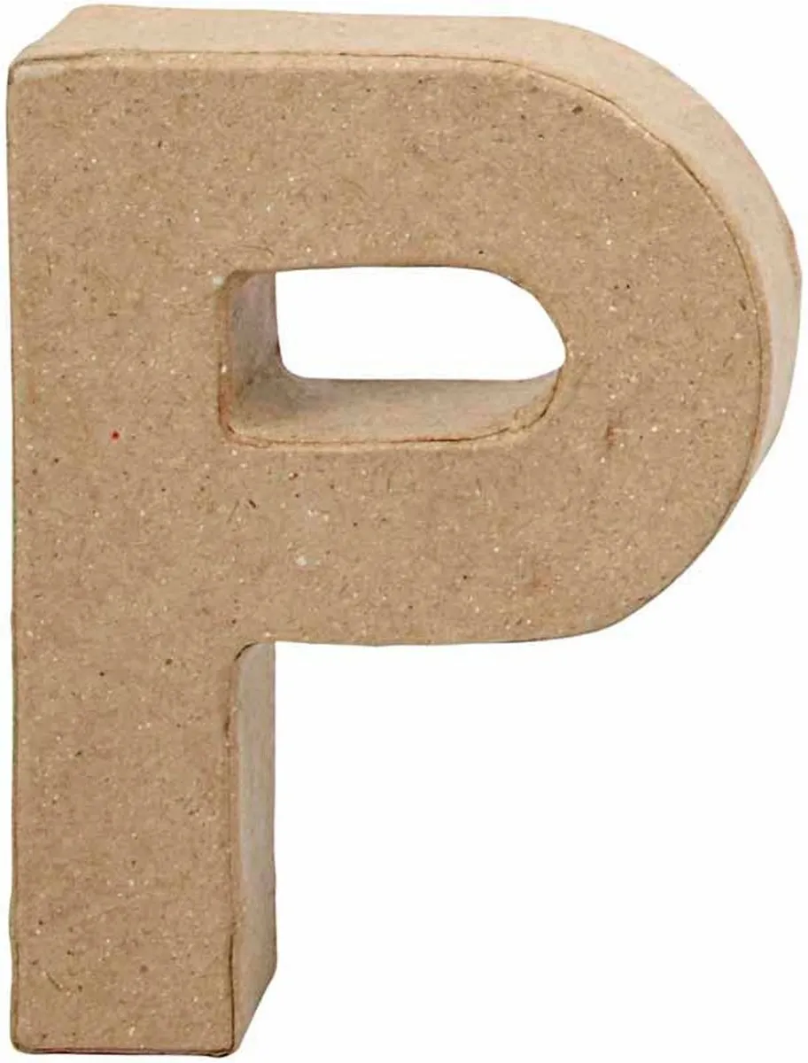 Creativ Company Letter P Papier-mâché 10cm
