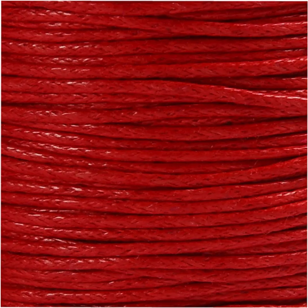 Creativ Company Katoenkoord 1mm - Rood 40m