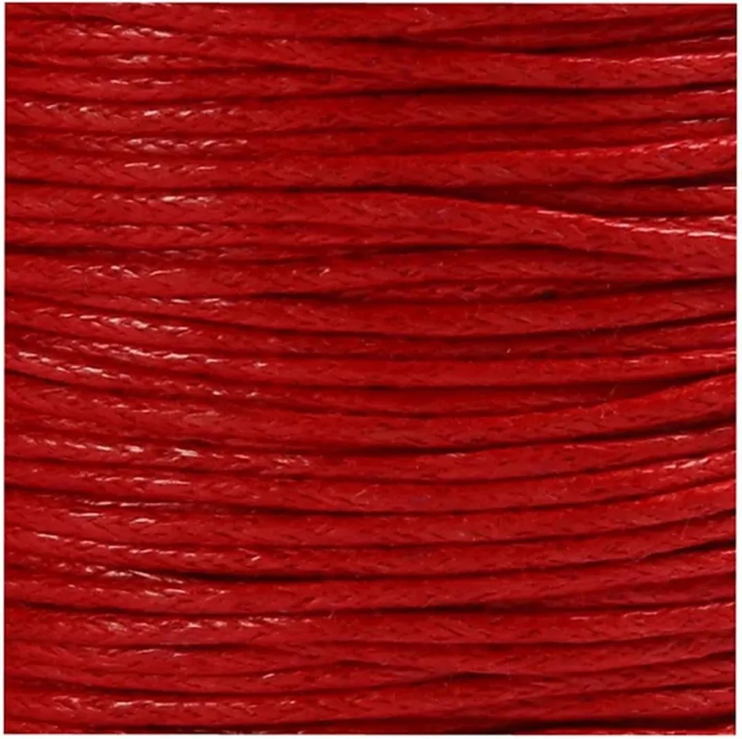 Creativ Company Katoenkoord 1mm - Rood 40m