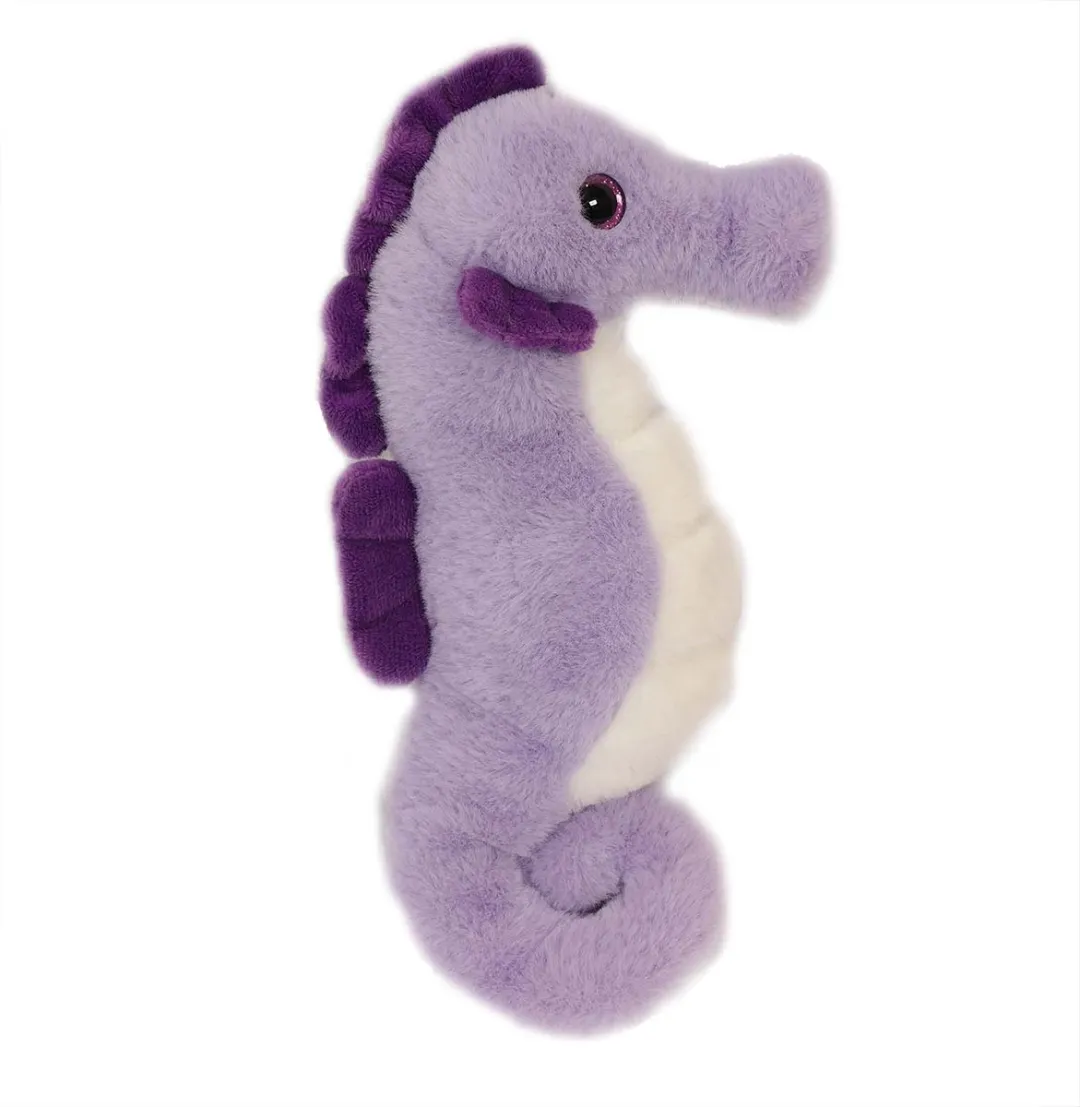 PIA Soft Toys Pluche Zeepaardjes - 3 Stuks 24cm - Roze/Blauw/Paars