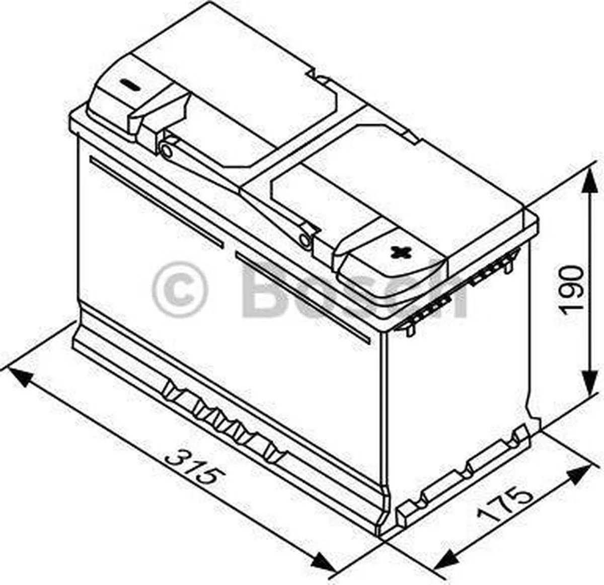 Bosch S4011 Accu 12V 80Ah