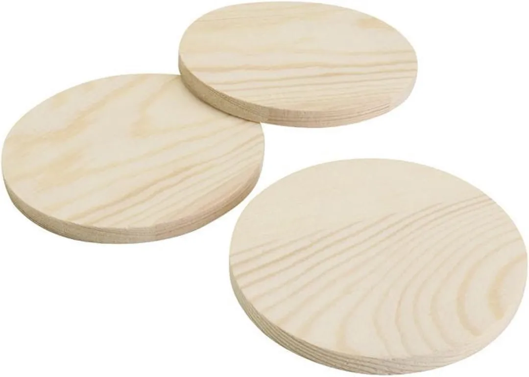Creativ Company Houten Onderzetters Rond 9cm
