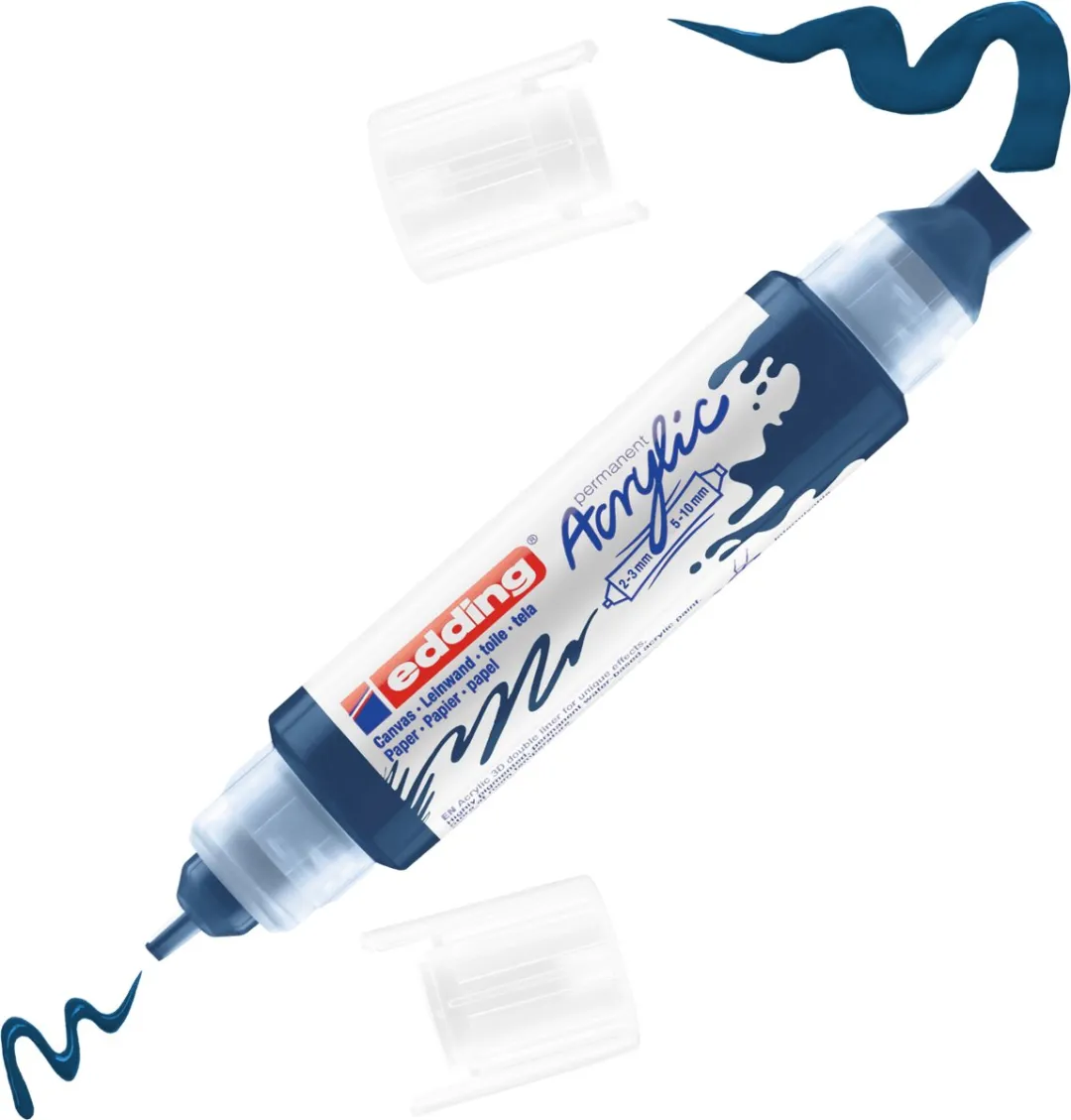 edding 5400033 3D Double Liner - Donkerblauw