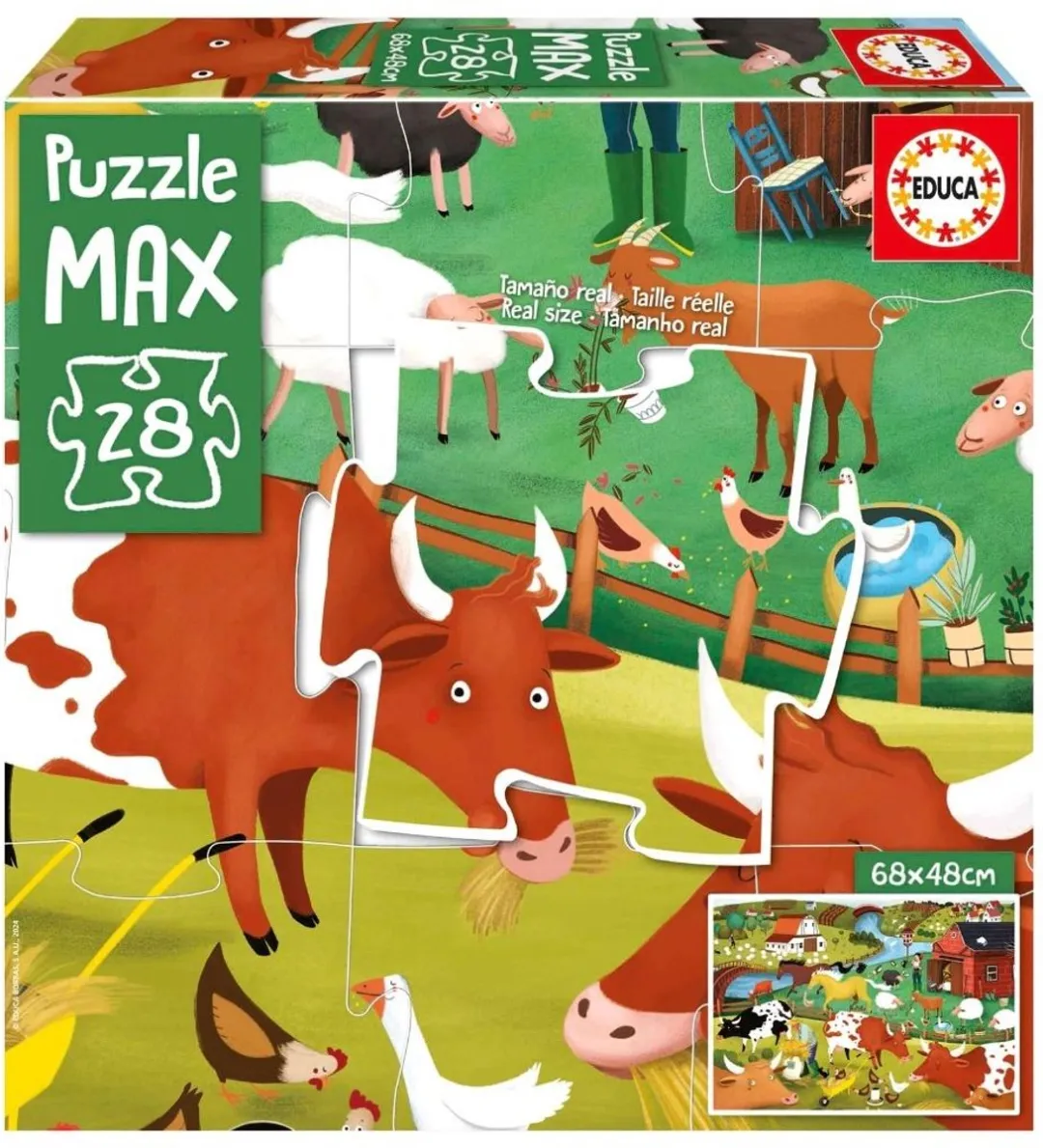 Educa De Max Farm Puzzel 28 Stuks