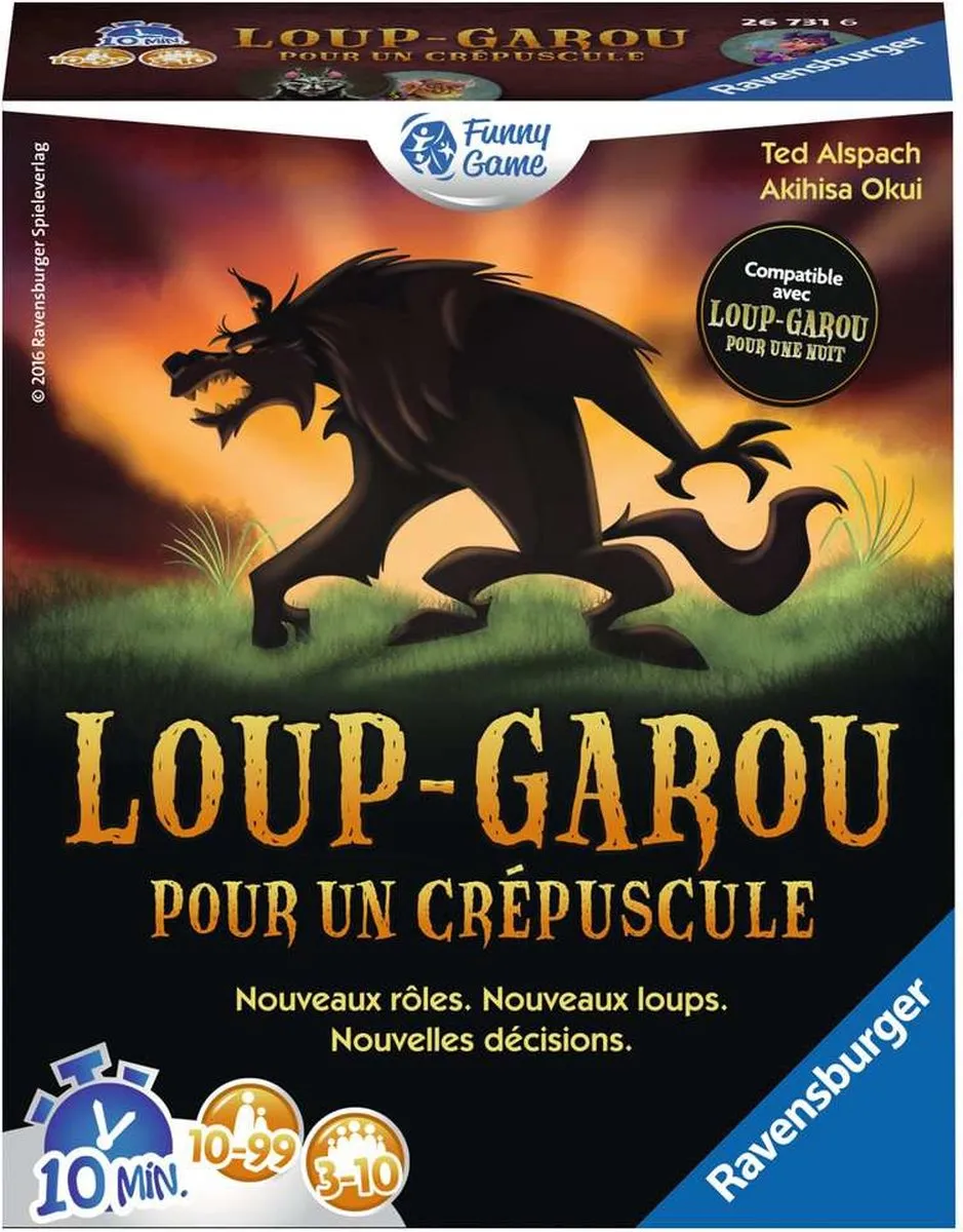 Ravensburger Loup-Garou Crépuscule - 3-10 Spelers