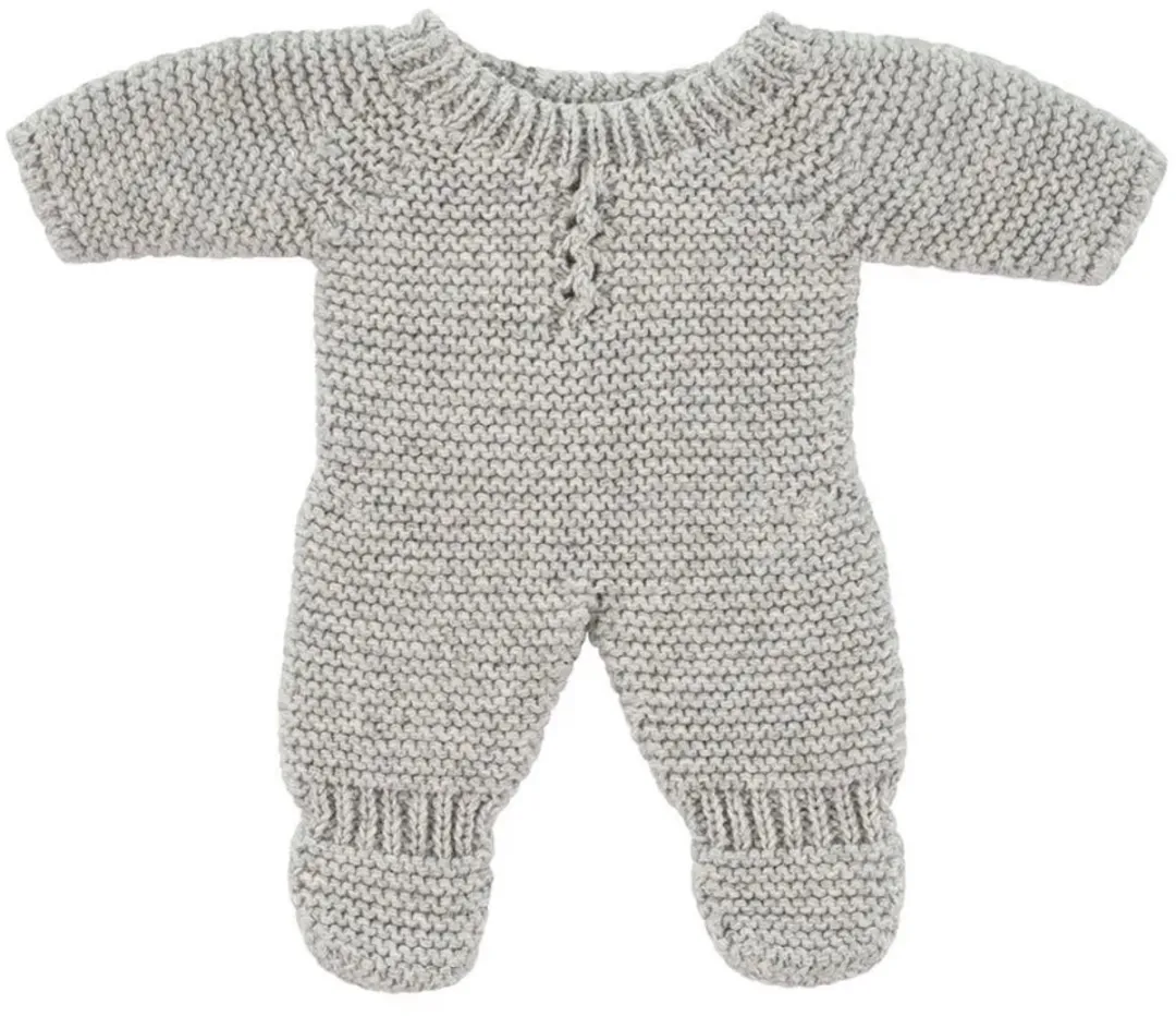 Miniland Pyjama Grijs 21cm - Babypop