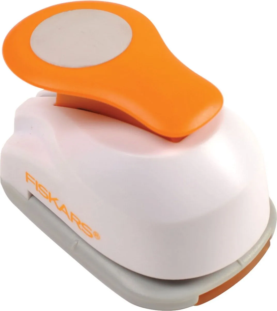 Fiskars Lever Punch M - Cirkel Ø25mm - Oranje/Wit - afbeelding 3 van 6