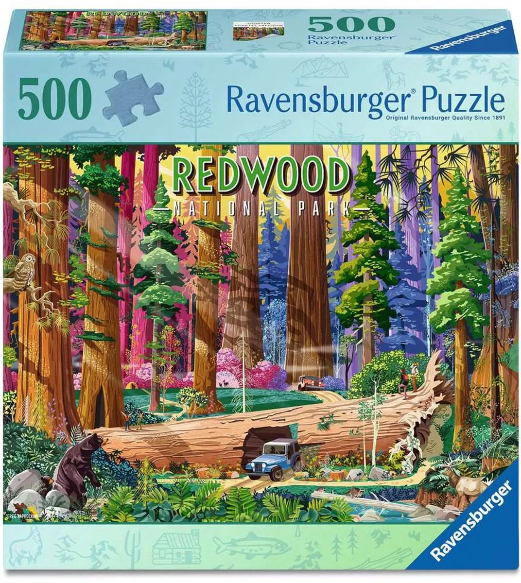 Ravensburger Redwood National Park Legpuzzel 500 Stukjes
