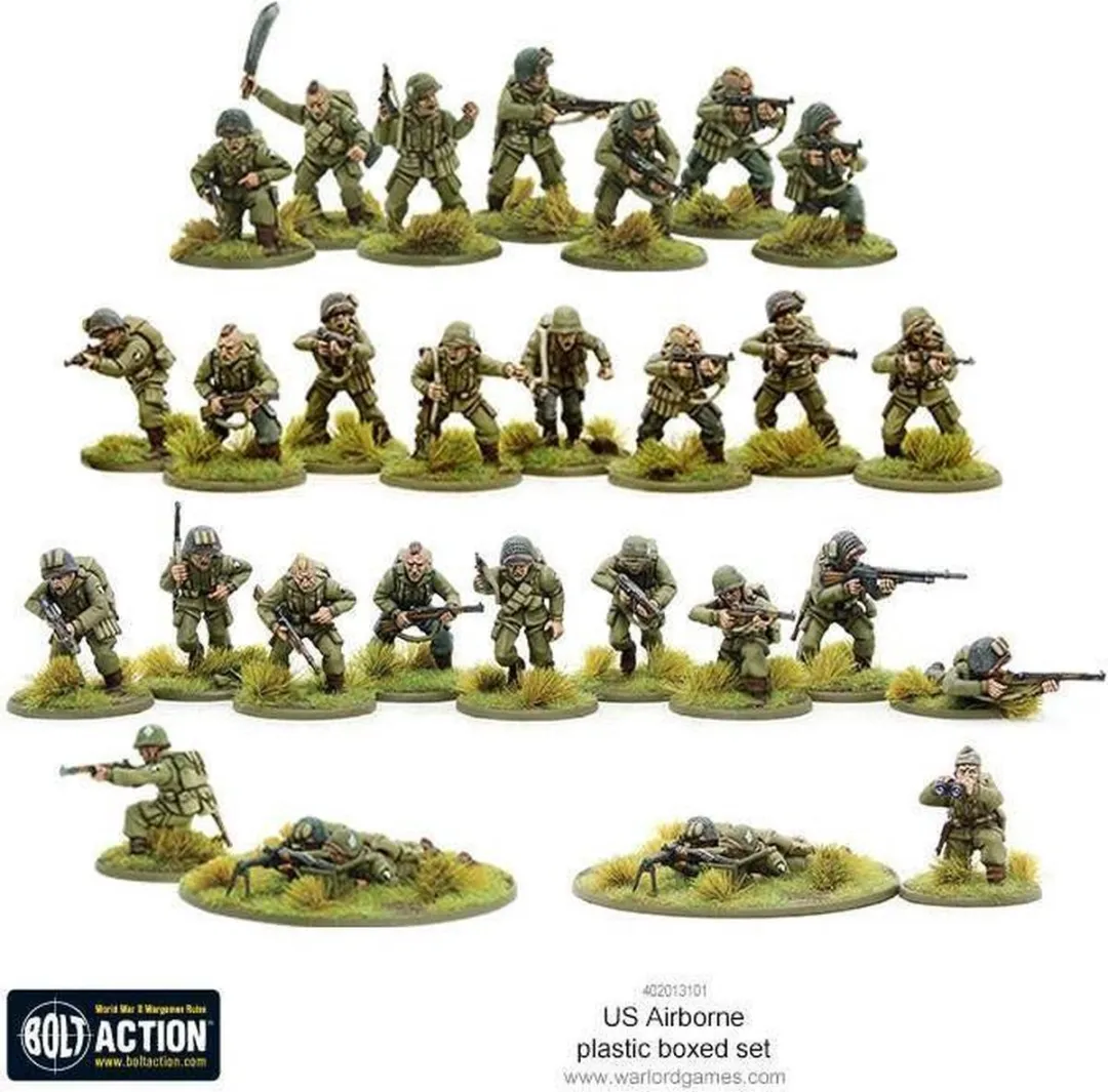 Warlord Games Bolt Action US Airborne - 30 Onderdelen