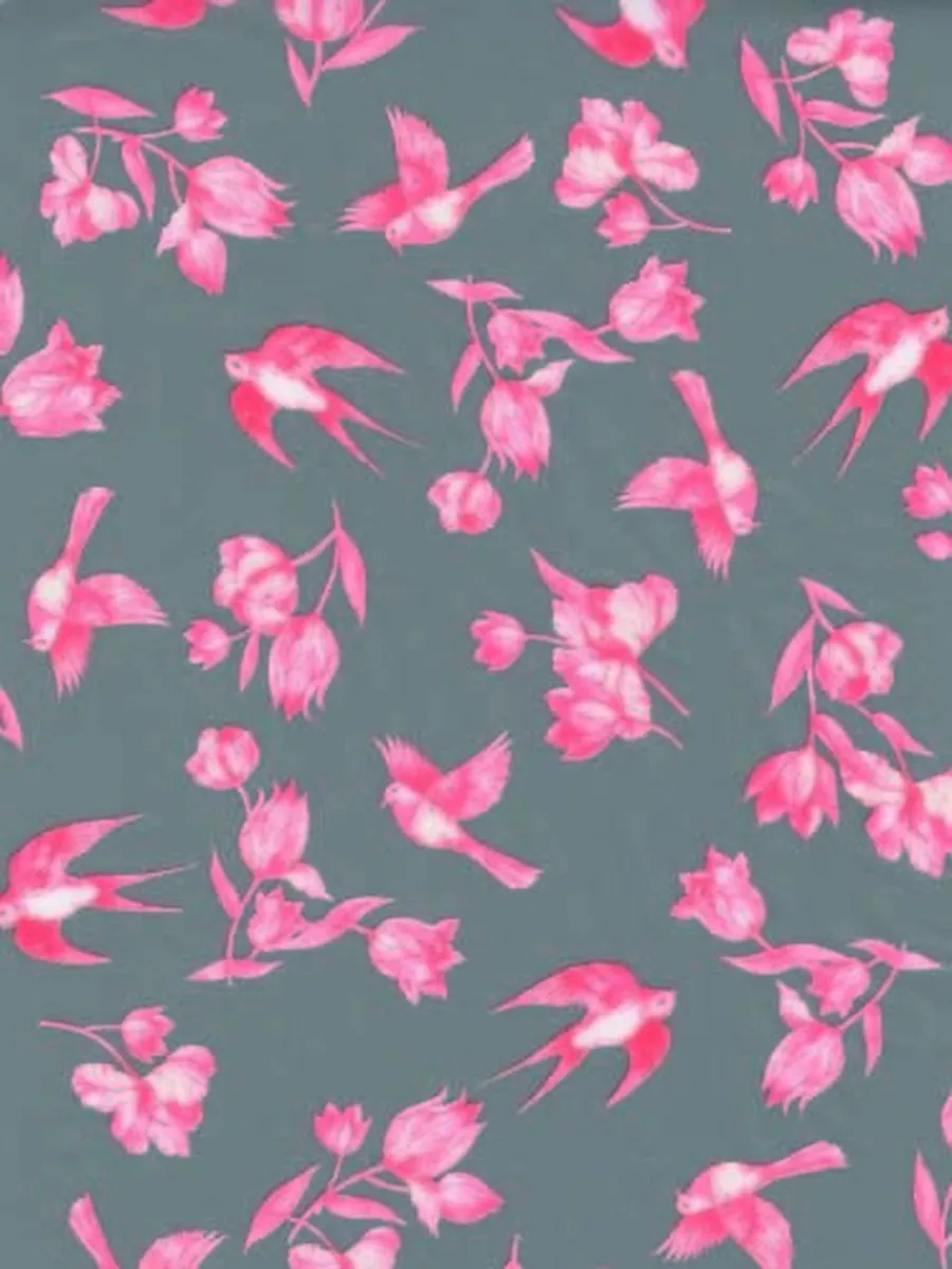 Decopatch Papier Roze Zwaluw