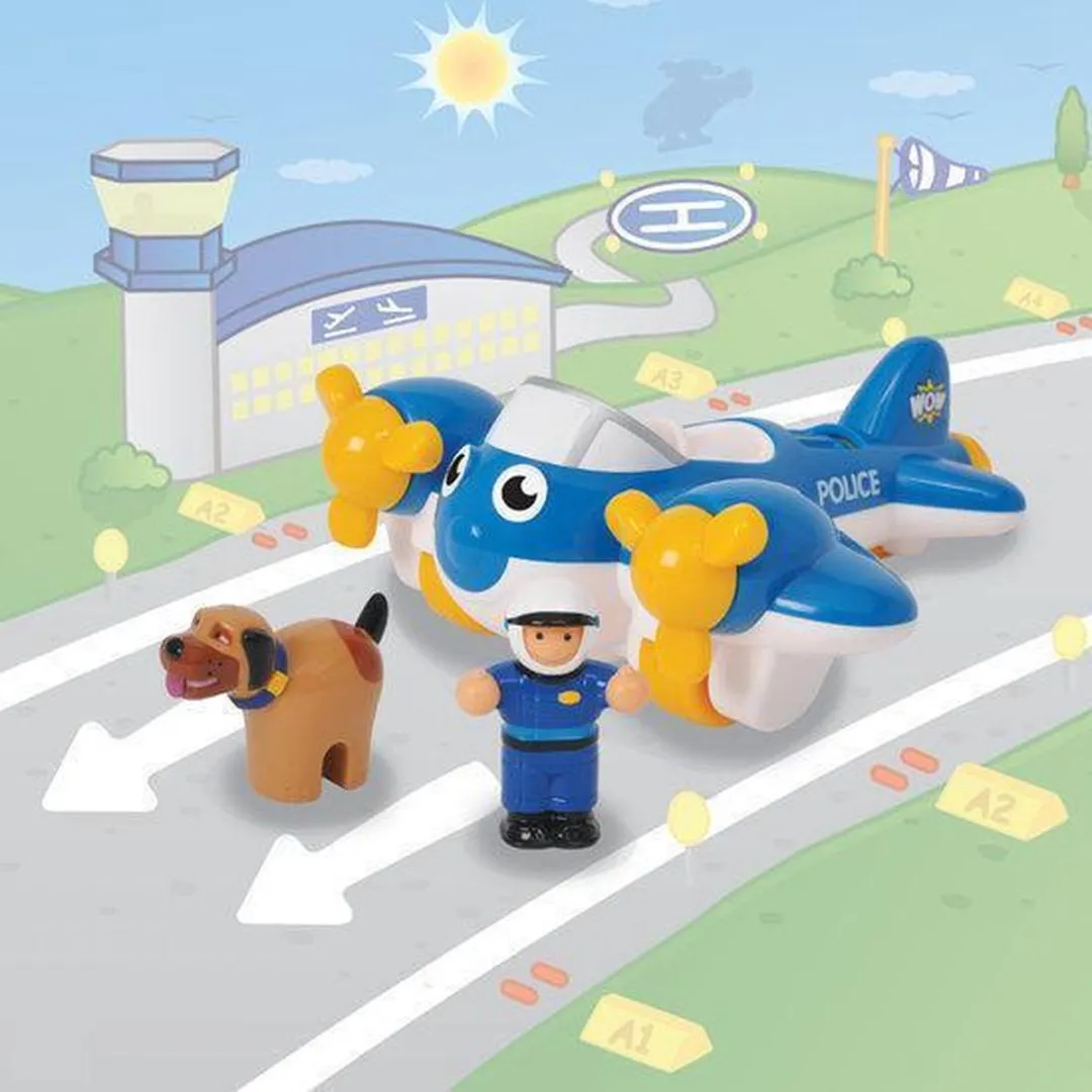 WOW Toys Police Plane Pete WW 10309 - Vliegtuig